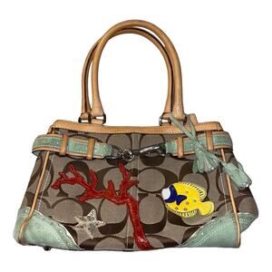 Vintage Coach Signature Fish Purse